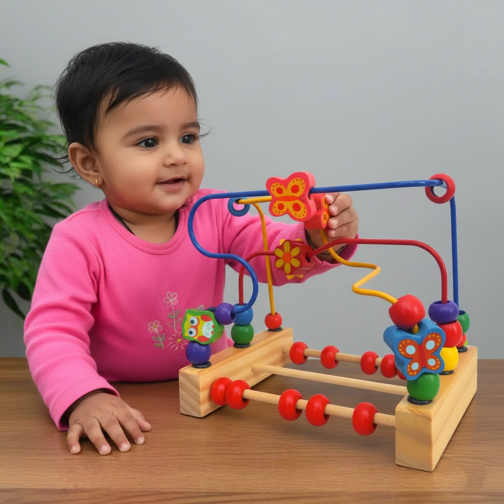 Wooden Beads Maze