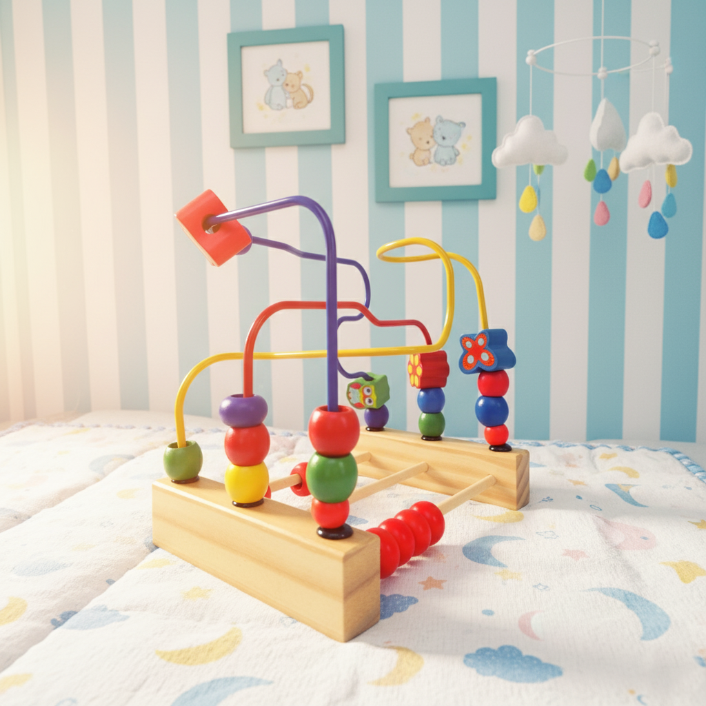 Wooden Beads Maze