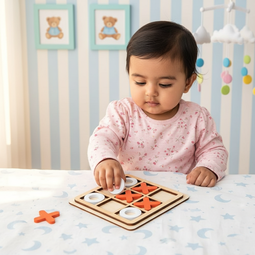 Wooden Tic Tac Toe