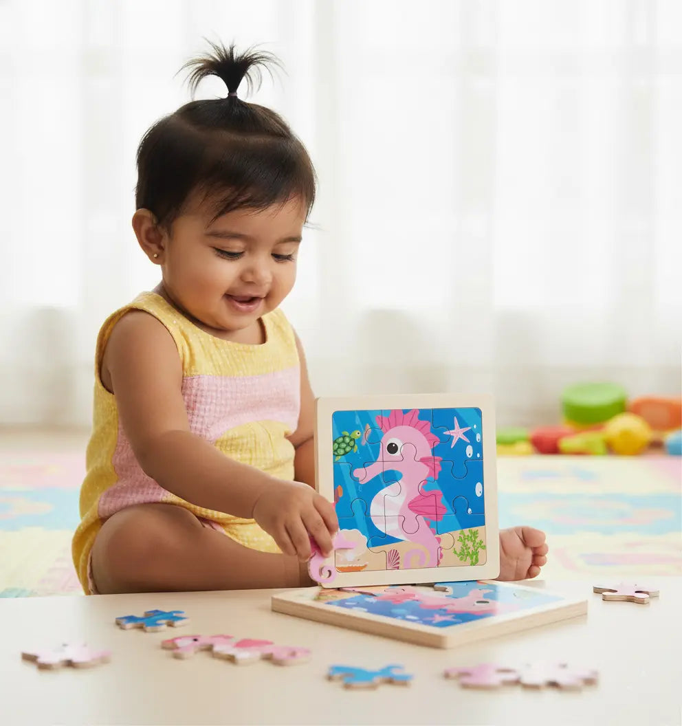 Wooden Jigsaw Puzzle - Seahorse