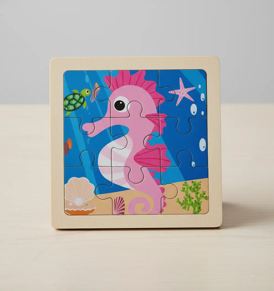 Wooden Jigsaw Puzzle - Seahorse