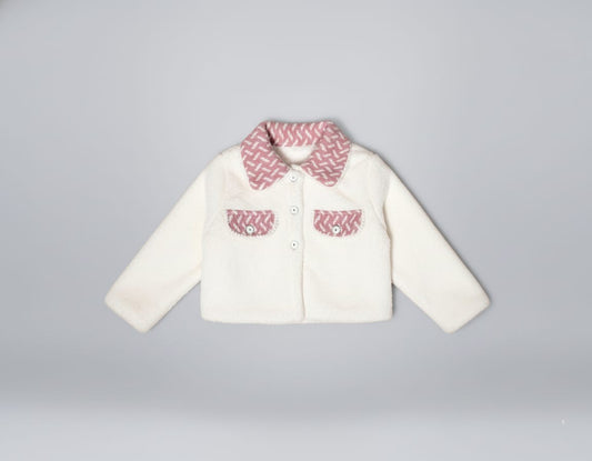 Faux Fur Top Pleated Dress