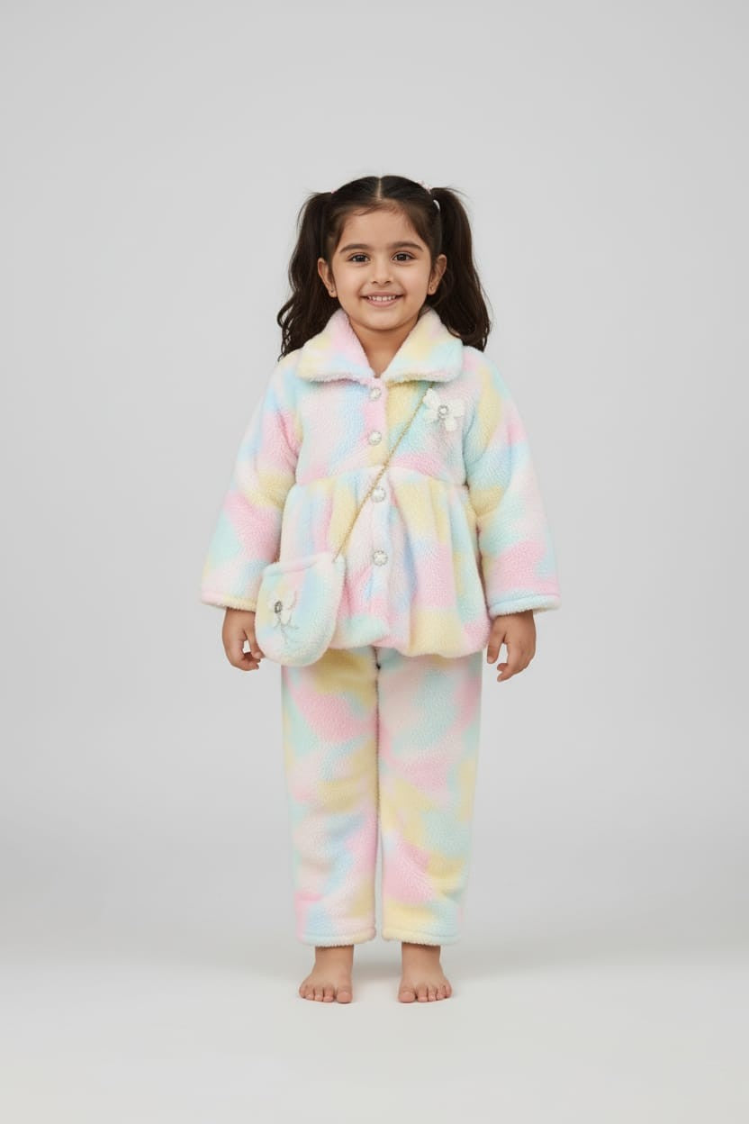 Rainbow Pastel Fleece Set