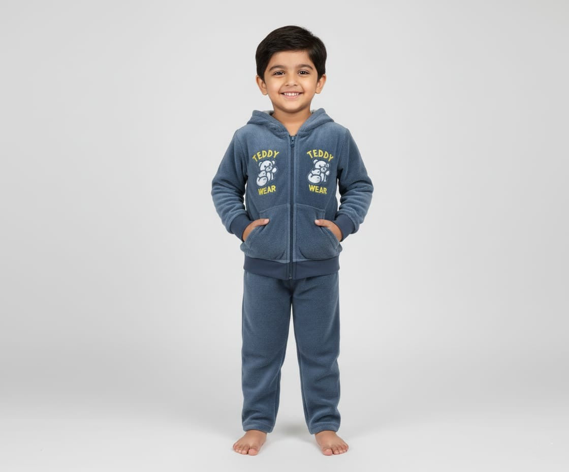 Velvet Hoodies and Trouser Set