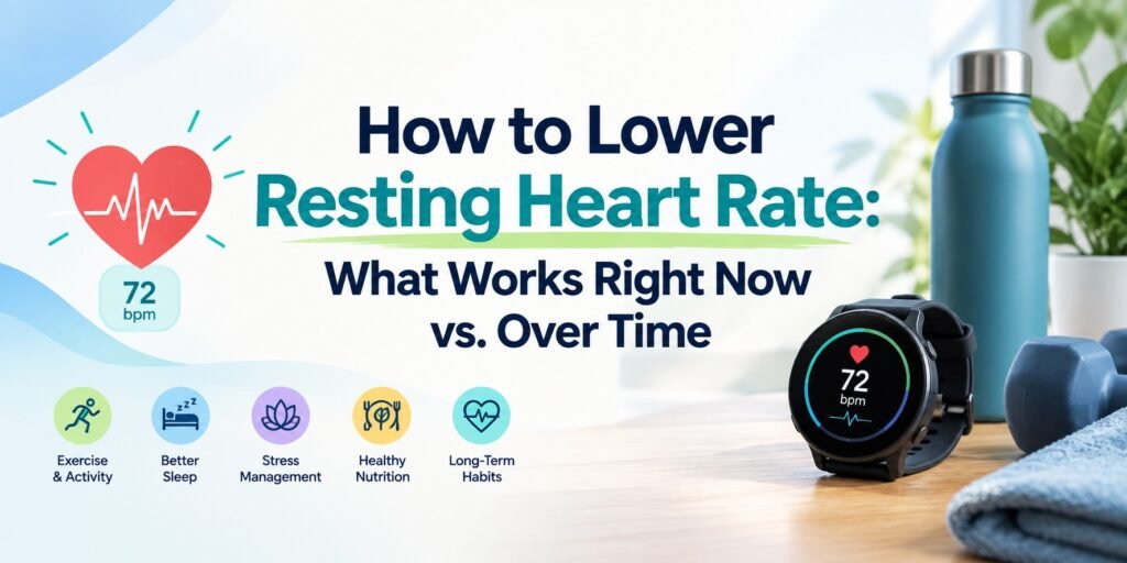 How to Lower Resting Heart Rate: What Works Right Now vs. Over Time